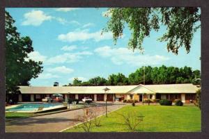 GA Swan Motor Court Motel PERRY GEORGIA Postcard PC