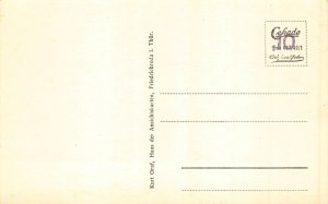 L200 Germany Friedrichroda Kaiser Wilhelm Denkmal Statue Leaf Arch postcard