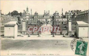 Old Postcard Fontainebleau Palace The Course Farewell