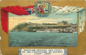 Postcard; Souvenir Officiel des Fêtes du IIIe Centenaire de Quebec 1608-1908