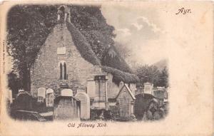 AYR AYRSHIRE SCOTLAND UK OLD ALLOWAY KIRK~CALEDONIA SERIES #1135 POSTCARD