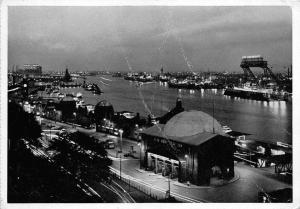 BG463  hamburg teilansicht des hafens mit st pauli CPSM 14x9.5cm germany