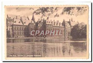 Den Haag Old Postcard Hofvijver m gebuwen Prinsenhof