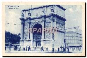 Postcard Old Porte d'Aix Marseille