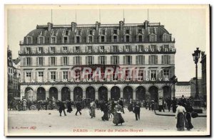 Old Postcard Paris Place Du Palais Royal Louvre Department Stores