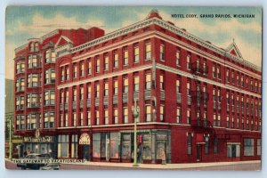 1955 Grand Rapids Michigan Postcard Hotel Cody Nation's Furniture Capital Home