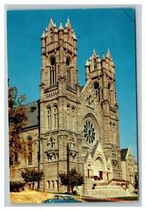 Vintage 1960's Postcard The Cathedral of the Madeleine Salt Lake City Utah