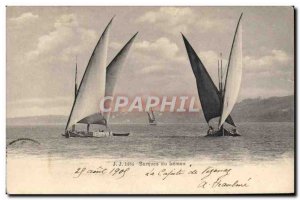 Old Postcard Boats Boat of Leman