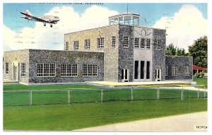 Municipal Airport Little Rock Arkansas Airport Postcard Posted 1958