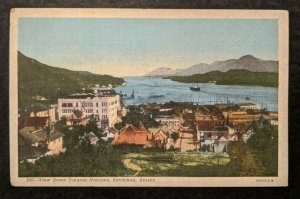 Mint Vintage View Down Tongass narrows Ketchikan Alaska Real Picture Postcard