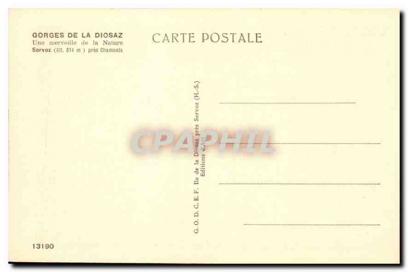 Old Postcard A Corner Prefere Painters Gorges Diosaz