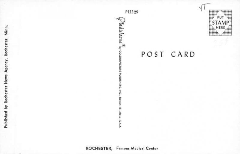 Greetings From Greetings From  - Rochester, Minnesota MN Postcard