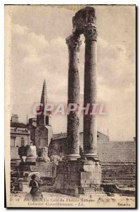 Old Postcard Arles Antique Theater A corner of Columns