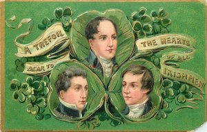 Saint Patrick's Day, The Hearts of all Irishman, A Trefoil Dear To, Embossed