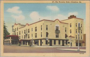 Postcard The Waverly Hotel Columbus GA Georgia