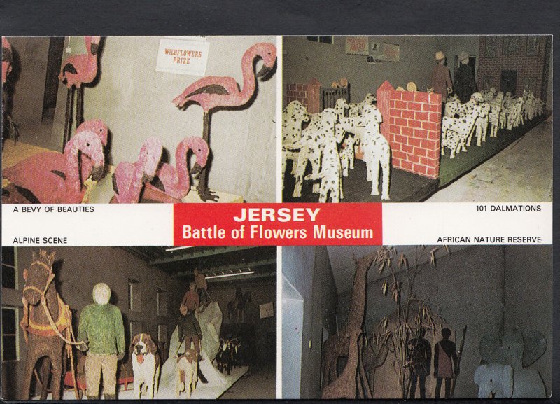 Channel Islands Postcard - Jersey - Battle of Flowers Museum   B2636