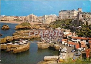 Modern Postcard Biarritz Port des Pecheurs