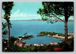 Panoramic View of Port of ISCHIA Italy 4x6 Vintage Postcard 0197