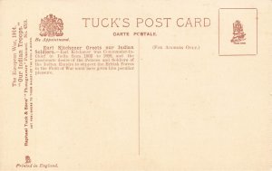 Indian Troops For France, Raphael Tuck Postcard 