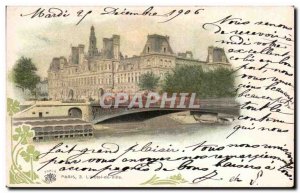 Old Postcard Paris L & # 39hotel town of Clover