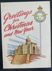 England British Royal Air Force Christmas New Year Wishes Card Military RAF
