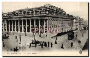 Postcard Old Bordeaux Grand Theater