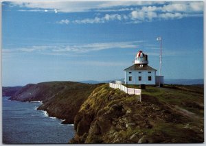 Newfoundland Canada Cape Spare Oldest Surviving Lighthouse Postcard