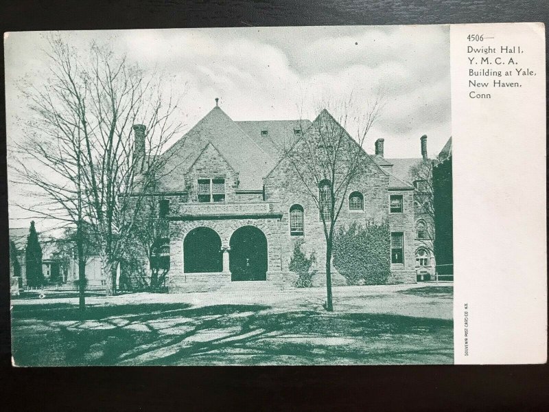 Vintage Postcard 1901-07 Dwight Bldg. YMCA, Yale U. New Haven, Connecticut (CT)