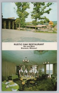 Branson Missouri~Rustic Oak Restaurant Waitresses~Best Western Motel~1960s PC