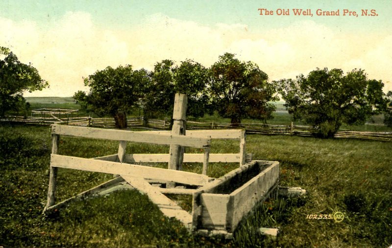 Canada - Nova Scotia, Grand Pre. Old Well