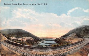 Horse Shoe Curve, on Main Line P. R. R. between Altoona and Johnstown - Altoo...
