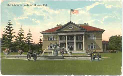 The Library, Soldiers' Home California, CA, Divided Back