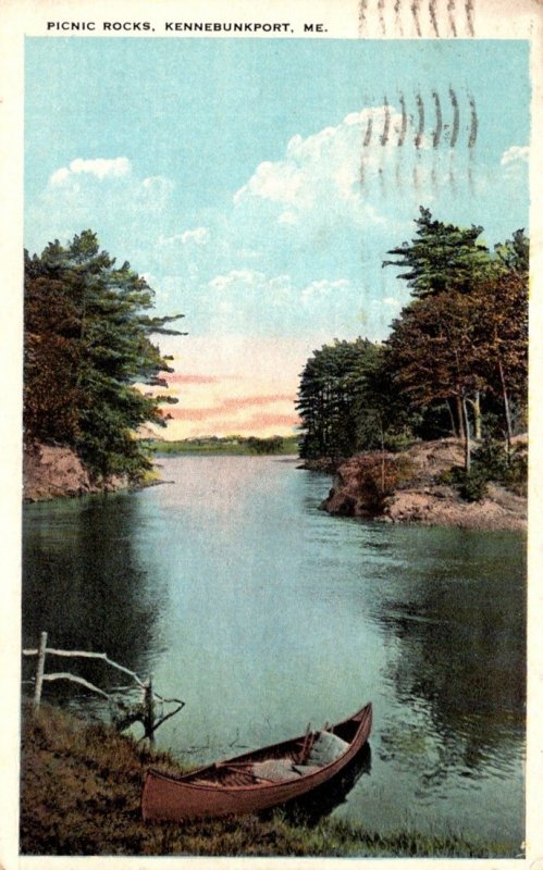 Maine Kennebunkport Picnic Rocks 1926