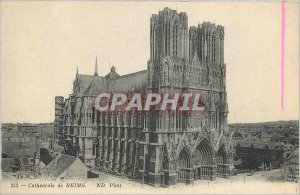 Old Postcard Cathedral of Reims