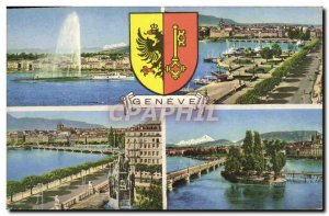 Modern Postcard Geneva