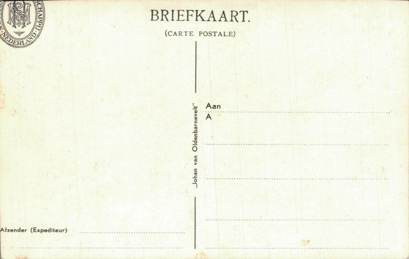 Stoomvaart Maatschappij Nederland S.S. Johan Van Oldenbarnevelt Ship RPPC 08.37