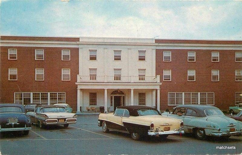 1960s Hotel Caribou autos Maine Eastern Illustrating postcard 4977