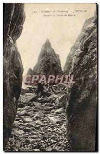 Old Postcard Environs de Cherbourg Joburg Rocks and Cave Exit