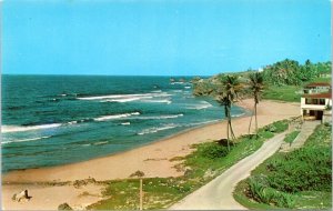 Postcard 1950s Barbados - Bathsheba Near Powell Spring Hotel, St. Joseph