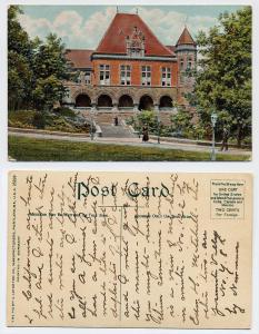 (70) Old postcard, North Easton, Mass. Ames Memorial Hall