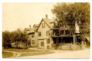 NH - Center Ossipee (Mountainview). Central House circa 1915.  *RPPC