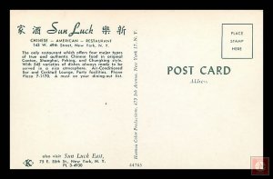 Sun Luck, Chinese American Restaurant, NYC