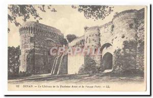 Dinan Old Postcard The castle of the Duchess Anne and the false door