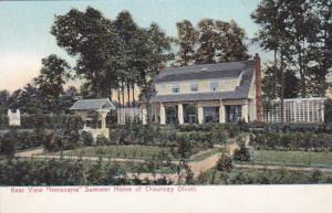 New York Saratoga Rear View Of Inniscara Summer Home Of Chauncey ...