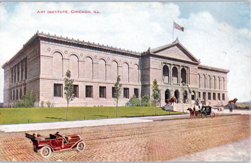 Art Institute Chicago Illinois Postcard