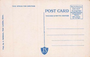 Barracks, Submarine Base, Groton, Connecticut, Early Postcard, Unused 