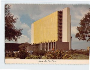 Postcard Santa Ana Civic Center, Santa Ana, California