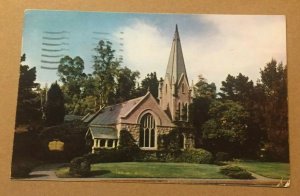 1956 USED POSTCARD LITTLE CHURCH OF THE FLOWERS FOREST LAWN PARK GLENDALE CAL.