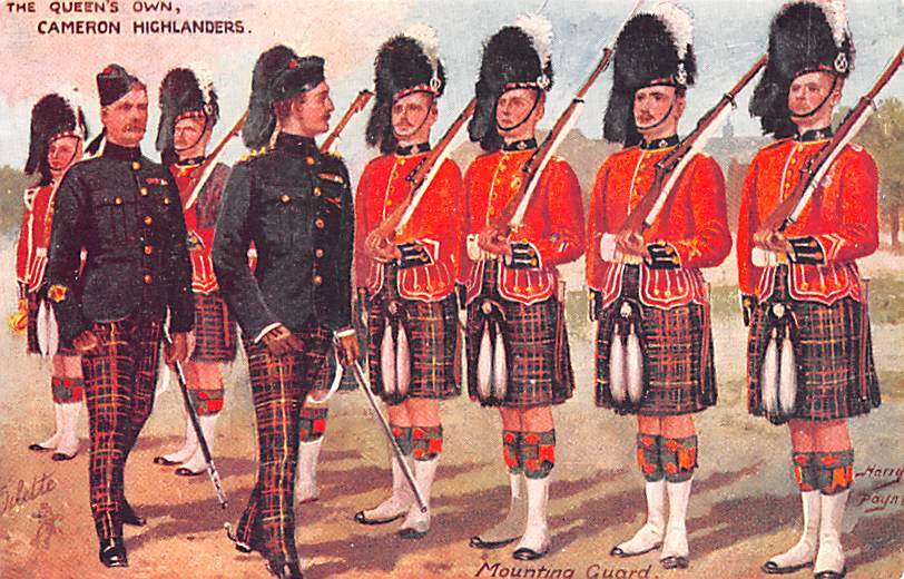 Queens Own Cameron Highlanders United Kingdom, Great Britain, Engl picture