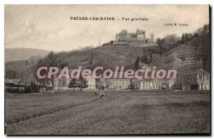 Old Postcard Uriage Les Bains Vue Generale